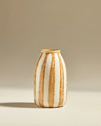 Vase céramique blanc et ocre Sarah Lavoine – esprit Vianomade